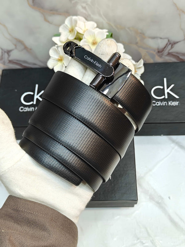 CK cALVIN KL·eIn PREMIUM QUALITY REVERSEABLE BELT WITH OG BOx CK-509