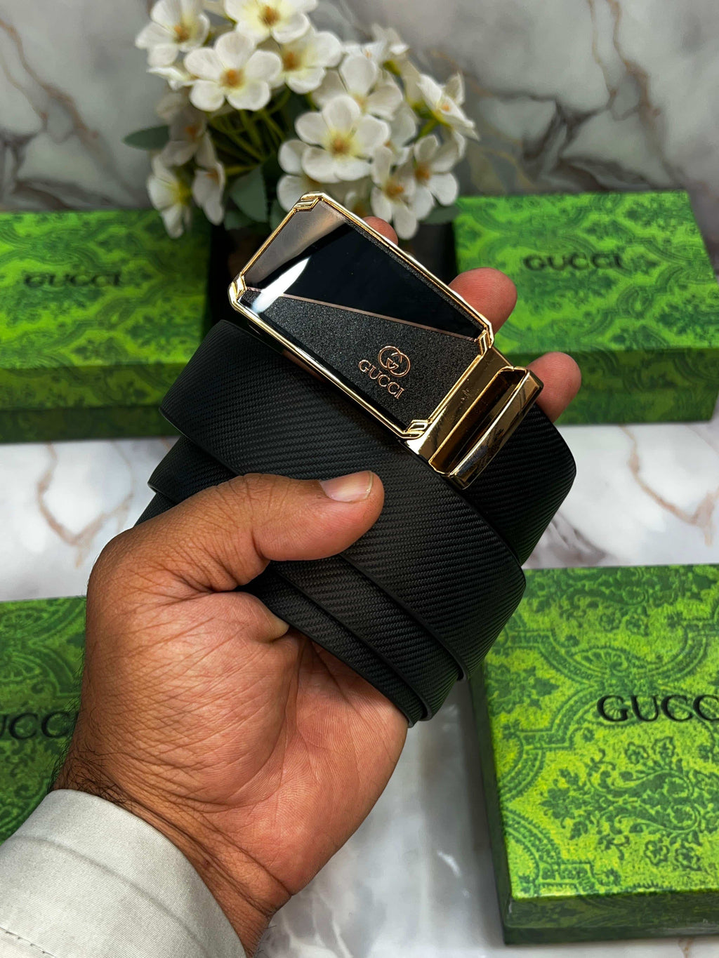 gU·CCi PREMIUM QUALITY REVERSEABLE BELT WITH OG BO-X.! GG-214
