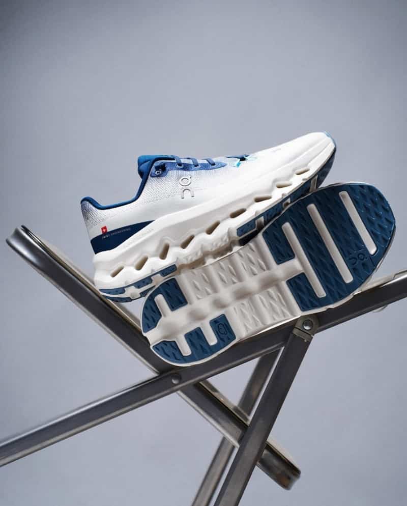 On Cloud tilt 2.0 Ivory Tempest Blue shoe