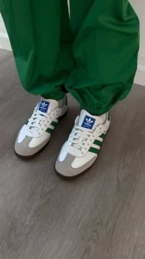 Adidas SAMBA WHITE GREEN WOMEN