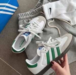 Adidas SAMBA WHITE GREEN WOMEN