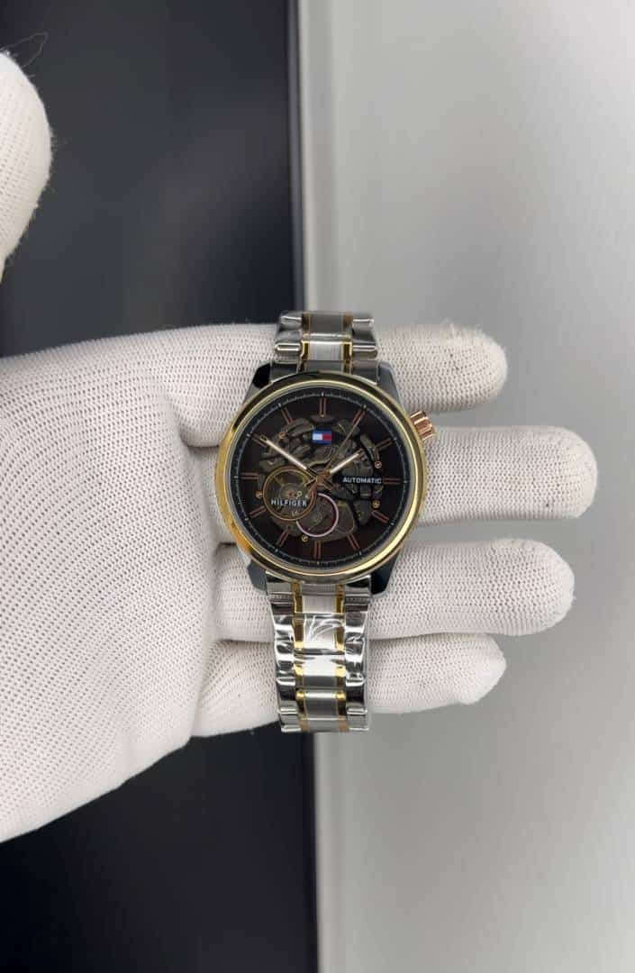 TOMMY HILFIGE.R AUTOMATIC TWO TONE