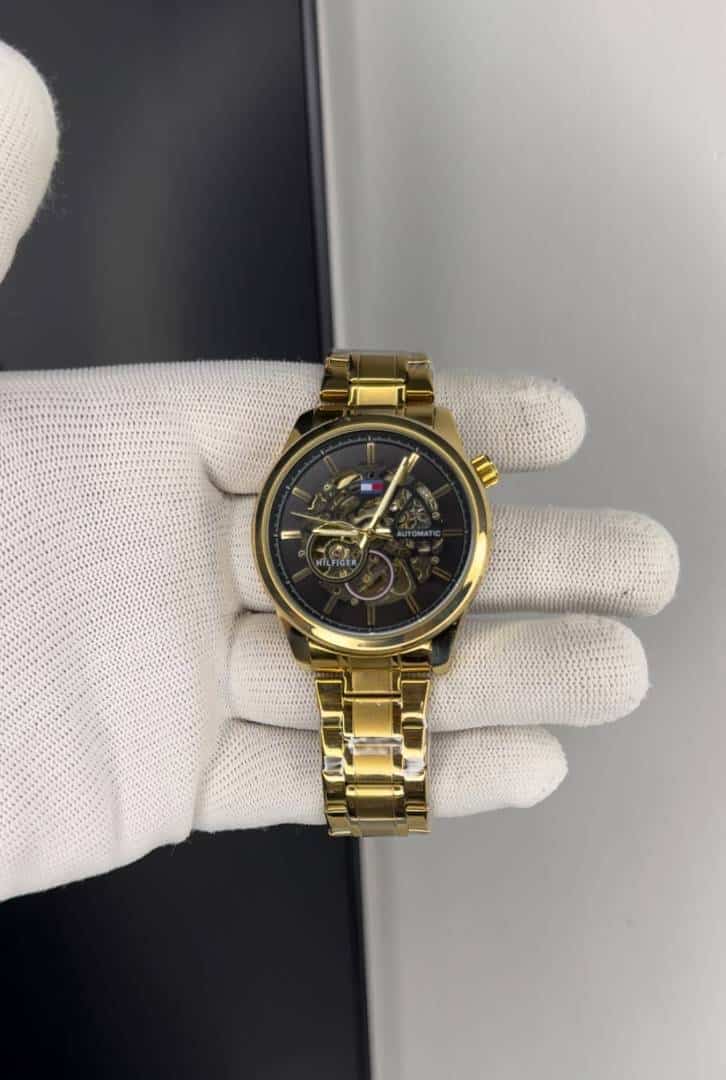 TOMMY HILFIGE.R AUTOMATIC GOLD