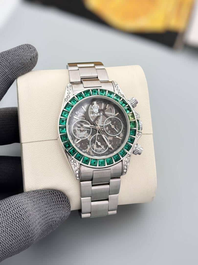 Rolex Oyster Perpetual Daytona Silver Green