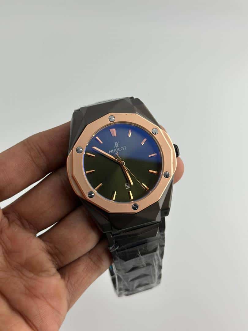 HUBLOT METAL BLACK ROSEGOLD