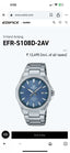 Casio Edifice Blue dial