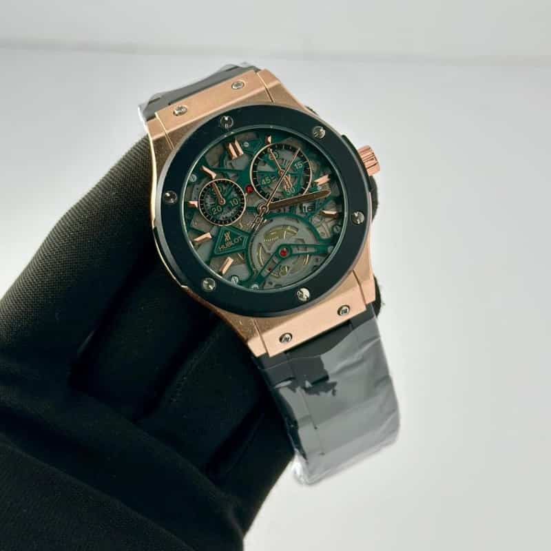 HUBLOT METAL BLACK ROSEGOLD