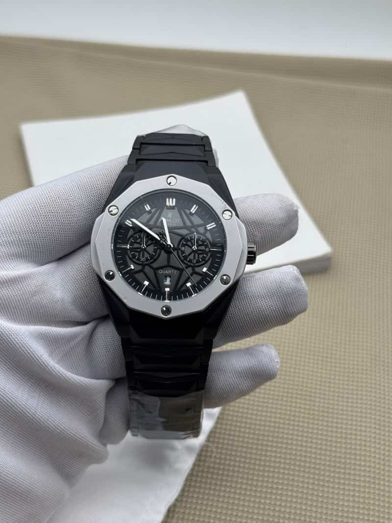 HUBLOT METAL GREY BLACK