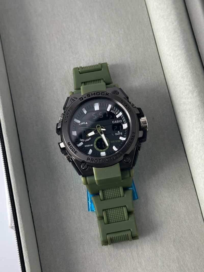 G SHOCK GA DUAL ANALOG GREEN
