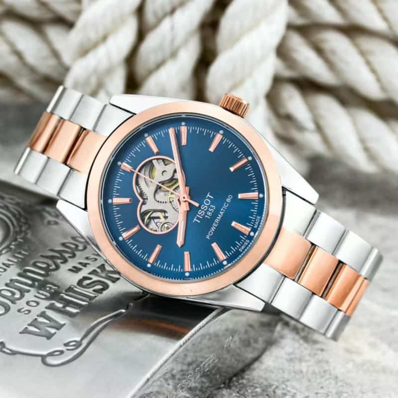 Sale Tisso t Powermatic 80 Two Tone Blue Dial