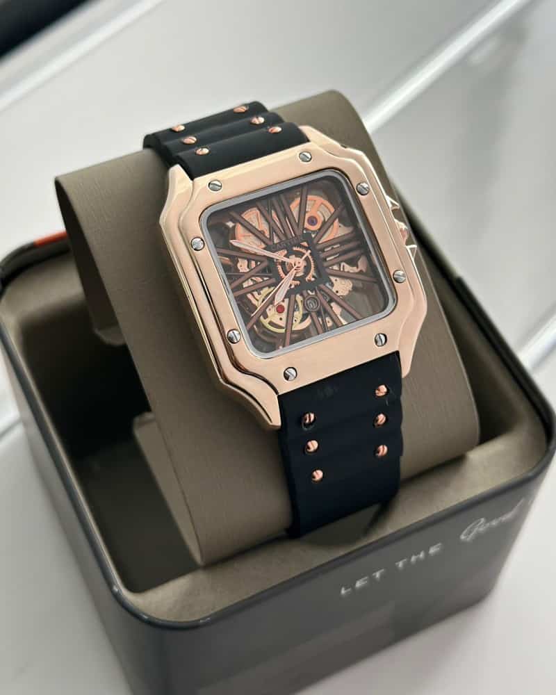 Cartie_r de santos sleek Rosegold skeleton
