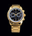 Sale Patek_Philippe Gold & Black Dial Chronograph