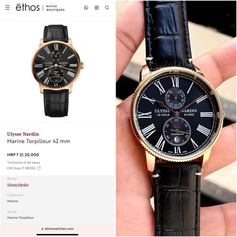 Sale ULYSSE NARDIN black