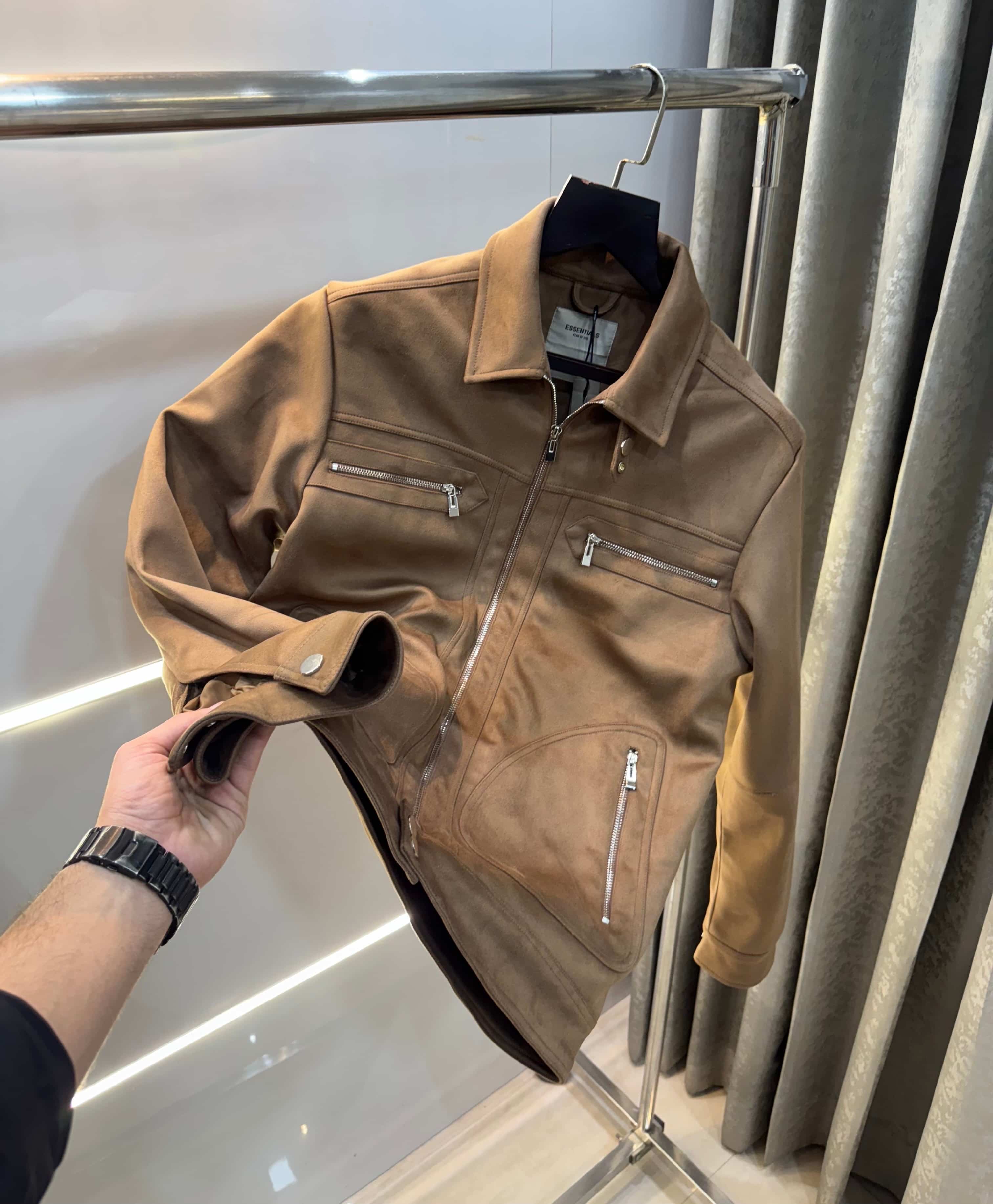 Essential Beige Imported Bomber Jacket Main image