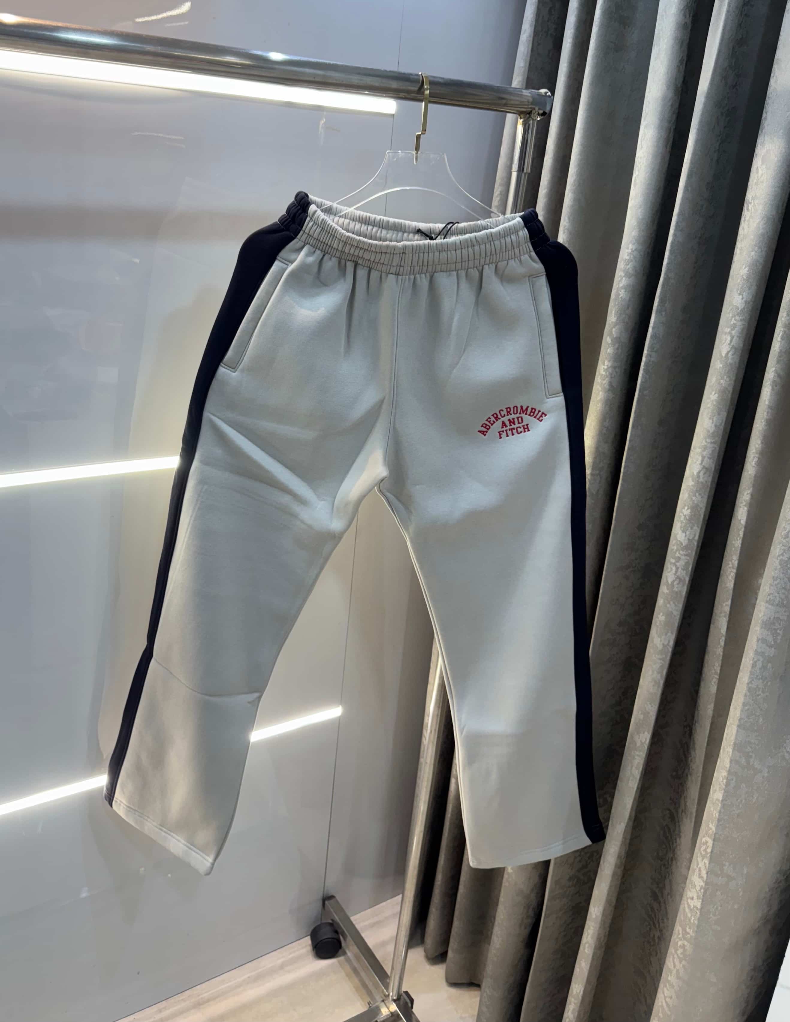 Abercrombie & Fitch Grey Embroidery Logo Imported Trackpant Main image