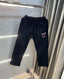 Abercrombie & Fitch Black Embroidery Logo Imported Trackpant