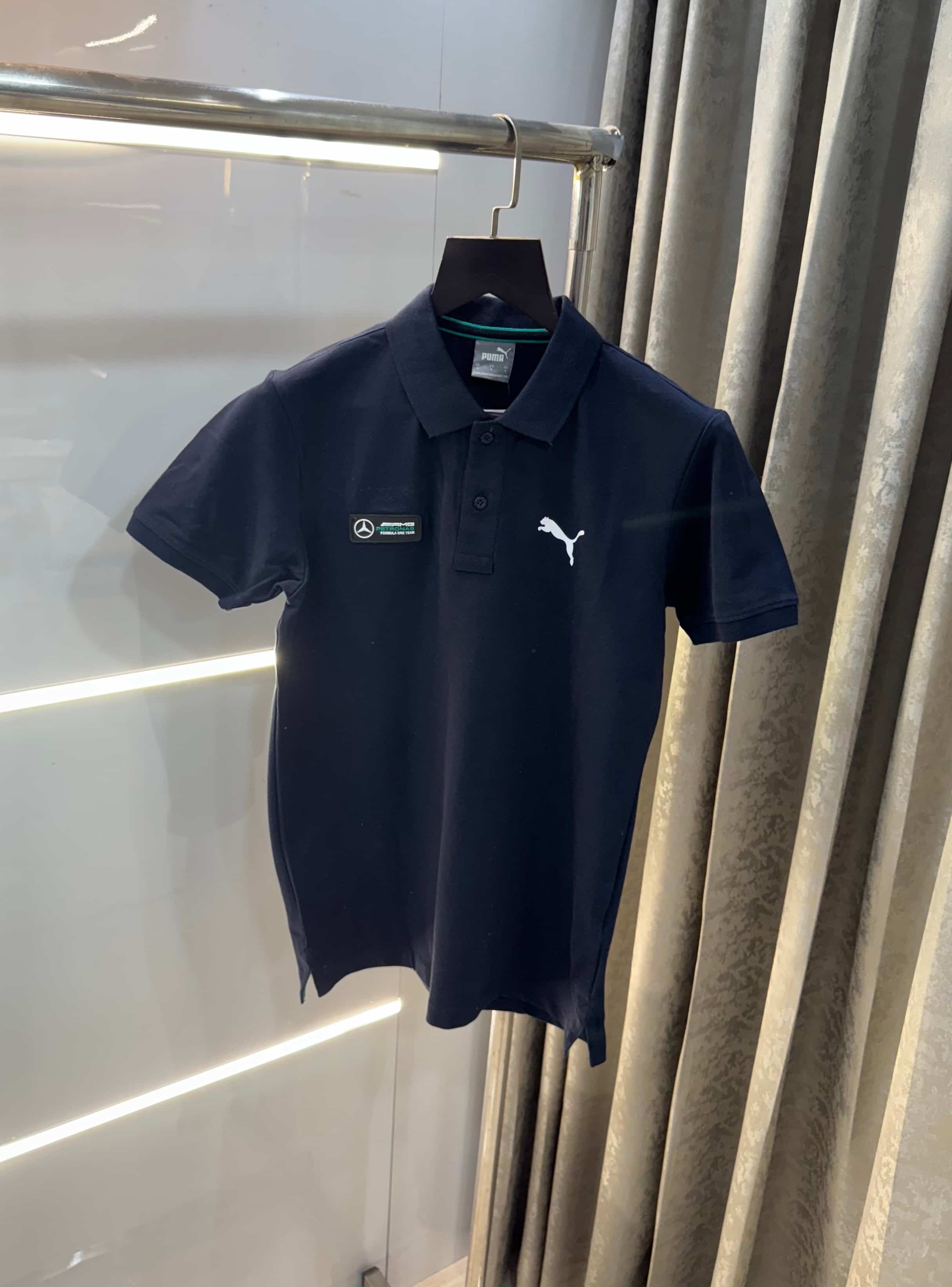 Pum a Navy Blue Mercedes Edition Premium Polo T-Shirt Secondary image