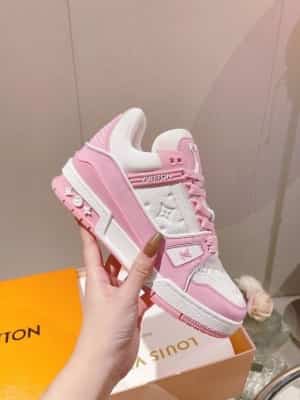 Louis Vuitton LV TRAINER PINK