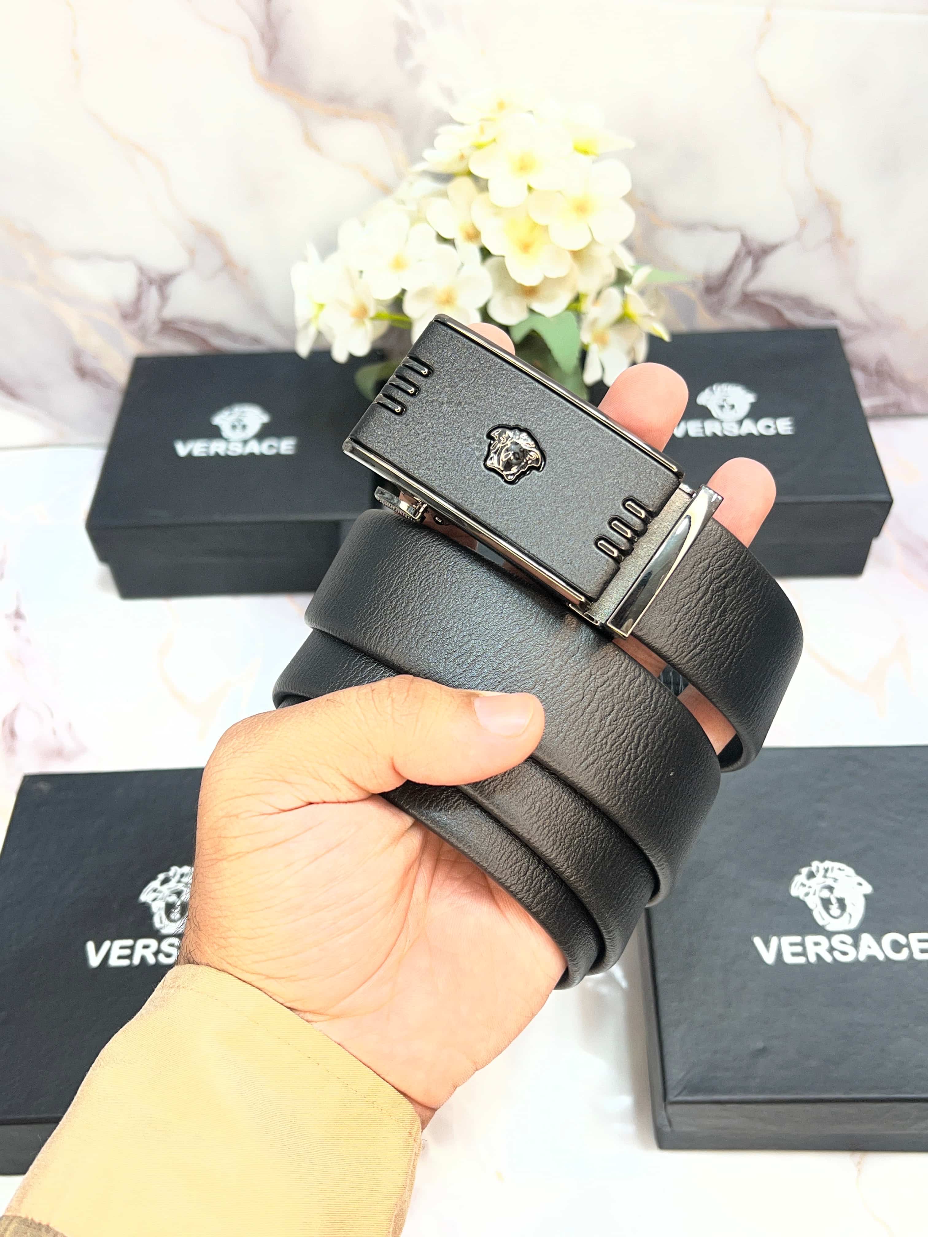 VR VERSACE PREMIUM QUALITY IMPORTED AUTOLOCK BELT WITH OG BOX VR-001 Main image