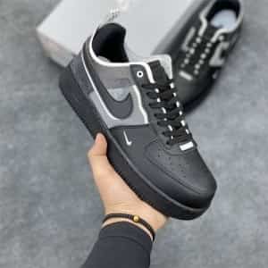 Nike Airforce 1 Low React Split Black