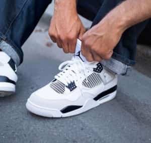 Nike Air Jorden Retro 4 MILITARY BLACK