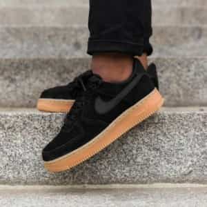 Nike Air Force 07 BLACK SUEDE (FIX)