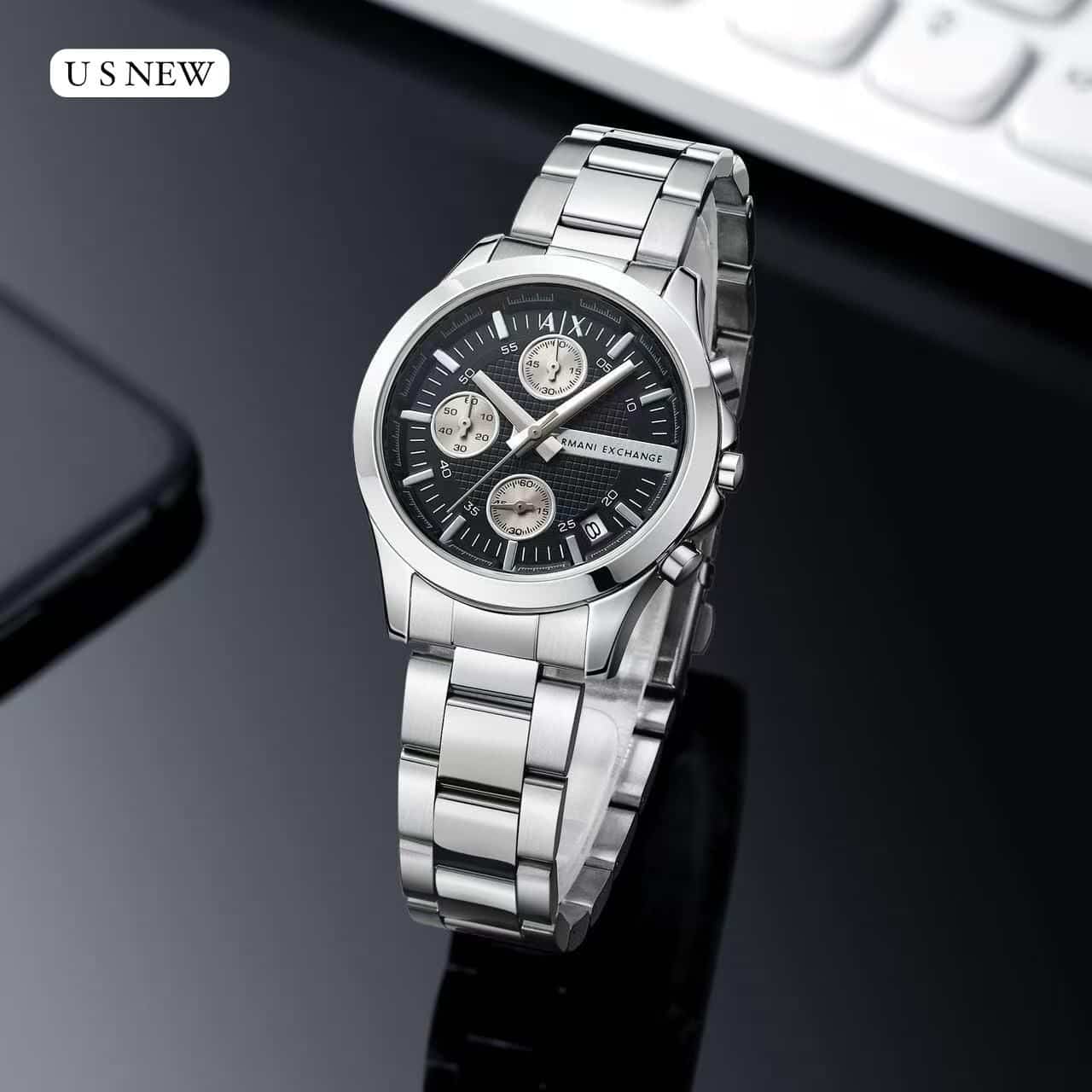 ARmaNI_LADIES_SILVER-BLACK