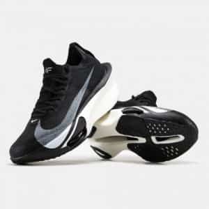 Nike Mens Air Zoom Alphafly 3 Running Shoes BLACK WHITE