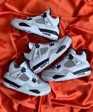 NIKE  air jordan 4 retro military black fix sale
