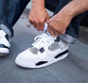 NIKE  air jordan 4 retro military black fix sale