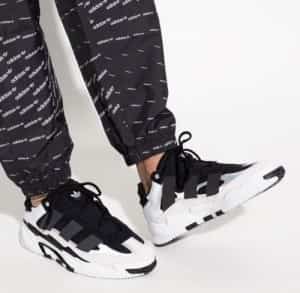 ADIDAS Niteball Low Top BLACK WHITE