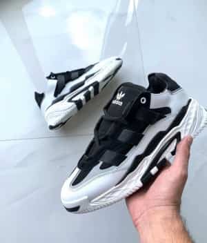 ADIDAS Niteball Low Top BLACK WHITE