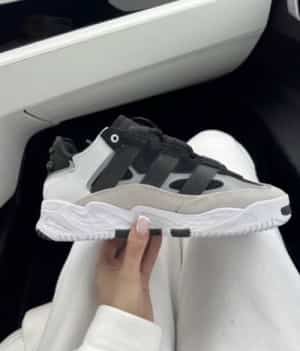 ADIDAS Niteball Low Top BLACK WHITE