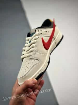 Nike Dunk Low GHOSTBUSTERS X Custom Sail RED BLACK