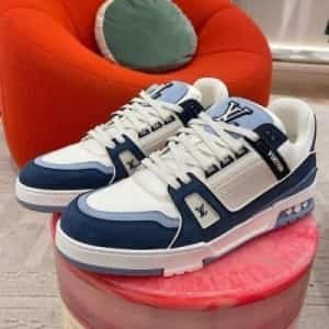 Louis Vuitton LV STREET STYLE TRAINER SNEAKER BLUE Sale