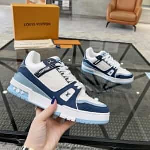 Louis Vuitton LV STREET STYLE TRAINER SNEAKER BLUE Sale