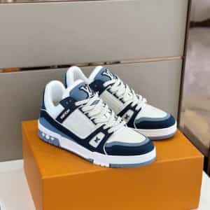 Louis Vuitton LV STREET STYLE TRAINER SNEAKER BLUE Sale
