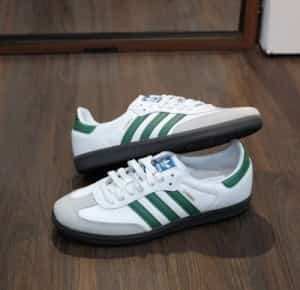 Adidas-Samba-White-Green-Women-Sneakers-Fixx