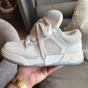 Amiri MA 2 Alabaster Low Top Beige