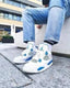 NIKE AIR JORDAN RETRO 4 MILITARY BLUE sale