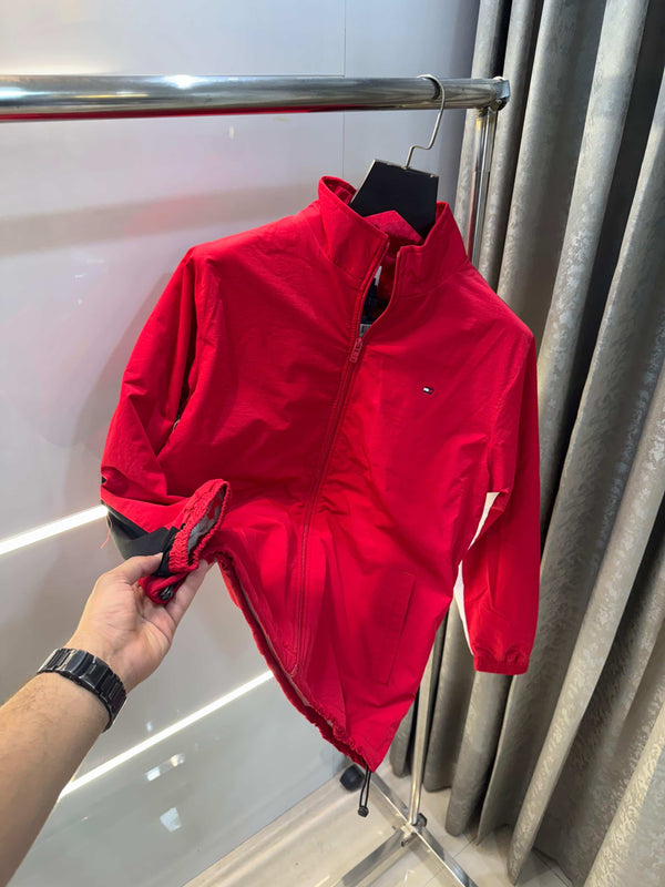 Tomm y Hilfiger Red Imported Premium Bomber Jacket