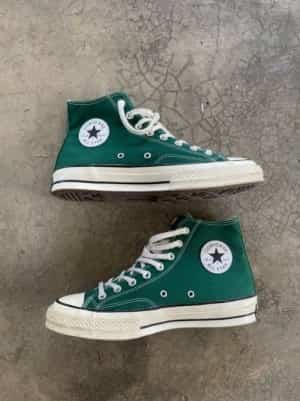 E chuck 70 vintage canvas midnight green fixed