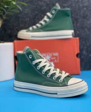 E chuck 70 vintage canvas midnight green fixed