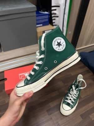 E chuck 70 vintage canvas midnight green fixed