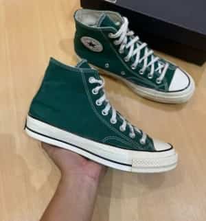 E chuck 70 vintage canvas midnight green fixed