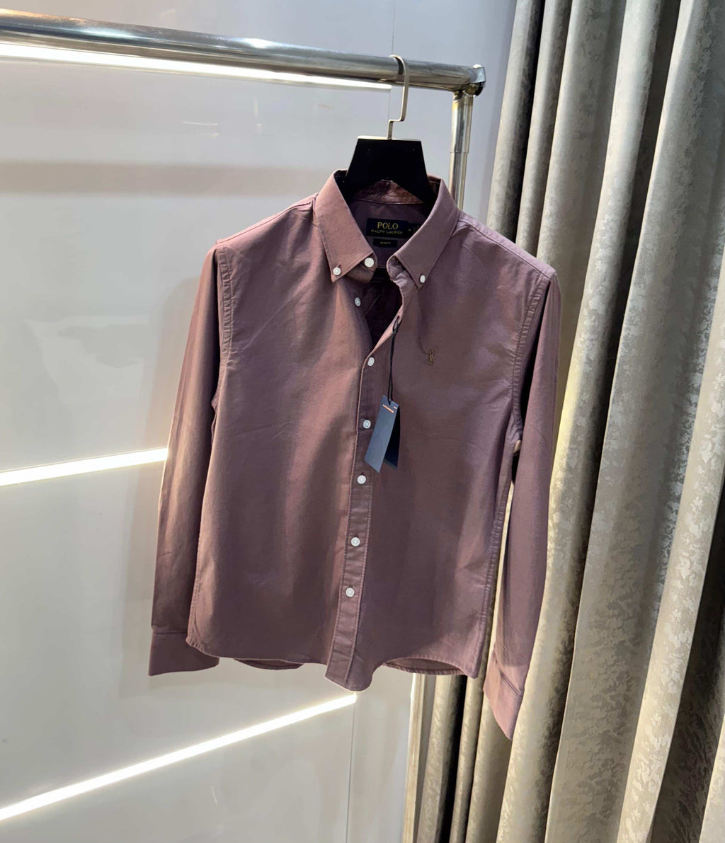 Ralp h lauren Milange Cotton Premium Classic Shirt
