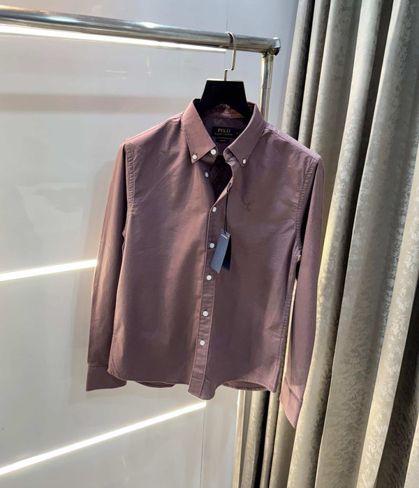 Ralp h lauren Milange Cotton Premium Classic Shirt