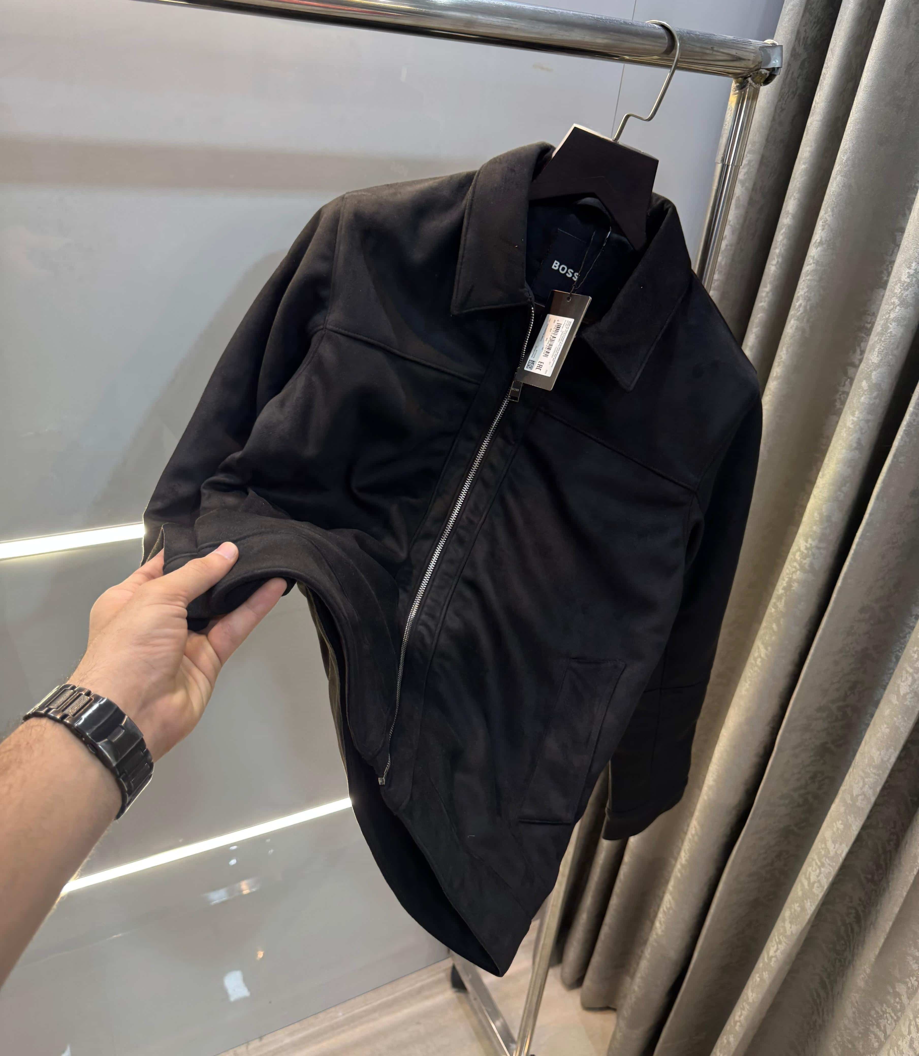 Hugo bos s Black   Imported Sweado Bomber Jacket