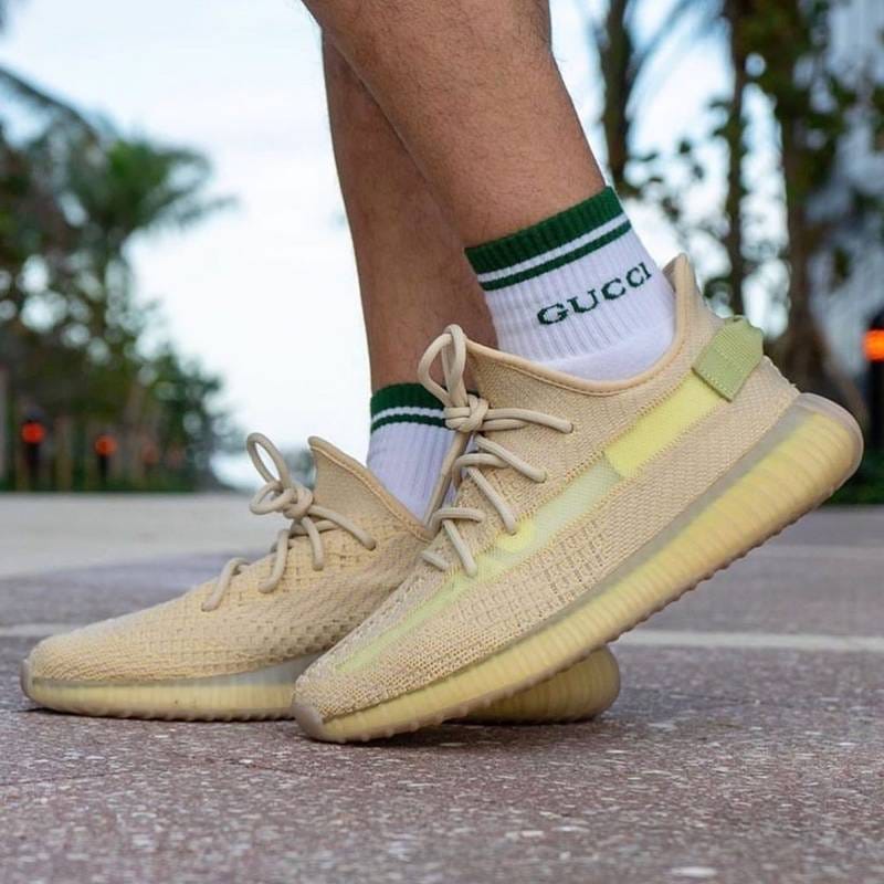 Adidas Yeezy Boost 350 V2 Flax With Full Accessories