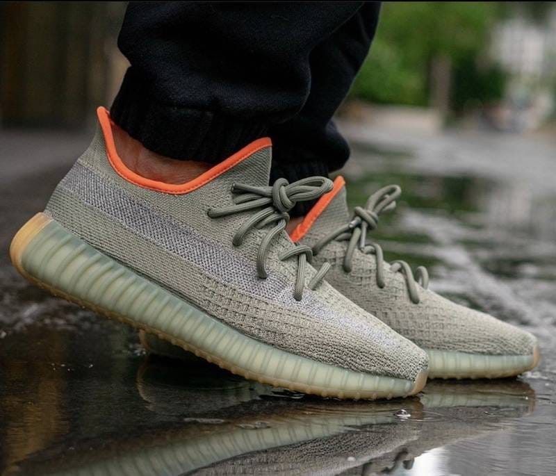 Adidas Yeezy Boost 350 V2 Desert Sage Reflective Semi UA Quality With Full Kit